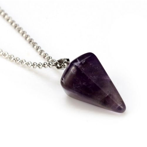 Dây chuyền mặt đá tự nhiên sành điệu nhiều màu sắc tùy chọn