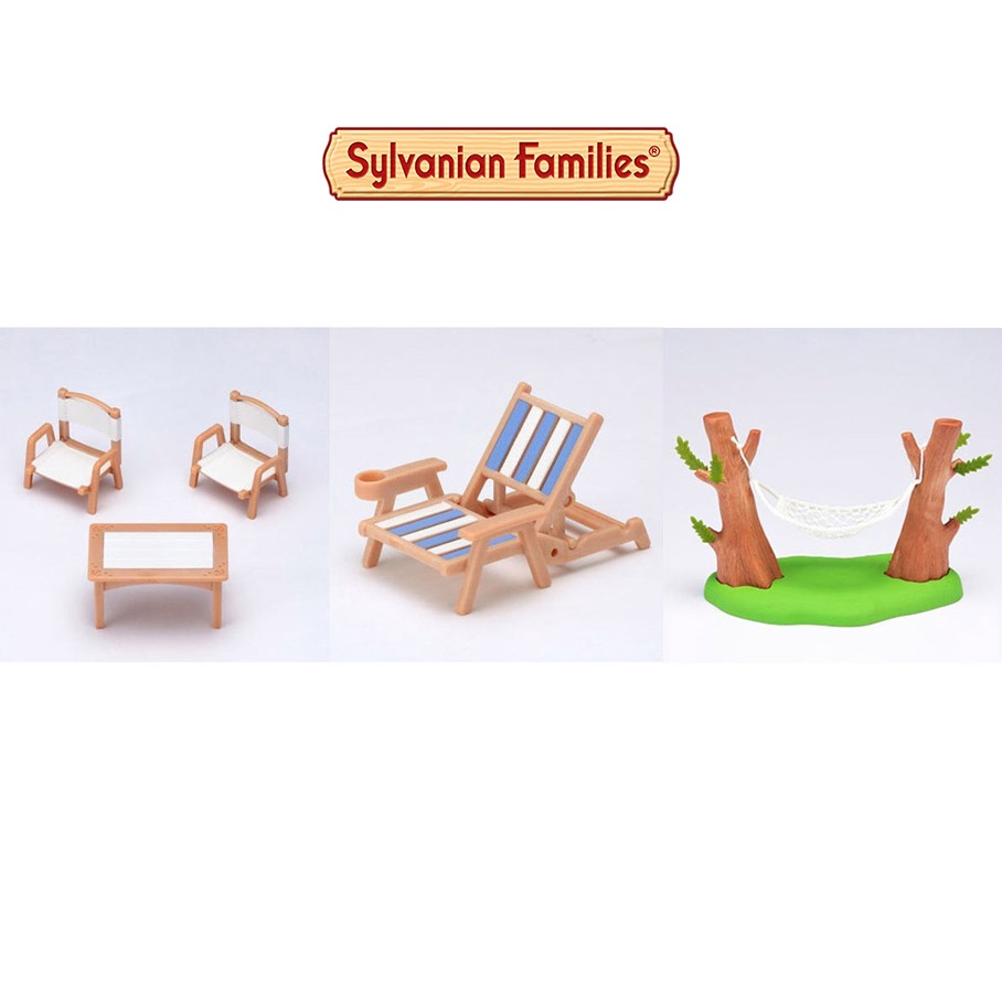 Đồ Chơi Sylvanian Families Những Bộ Ghế Ngoài Trời Outdoor Chairs Collection