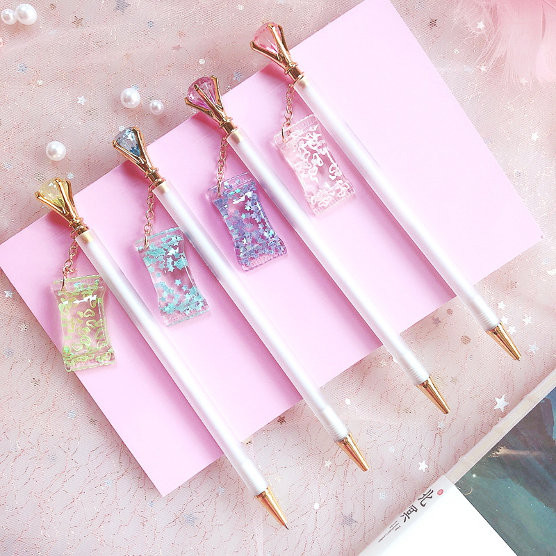 Bút chì hình viên kẹo kim cương sáng tạo dễ thương
