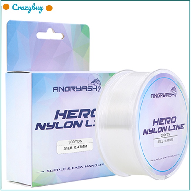 Cr Cuộn Dây Câu Cá Nylon Siêu Chắc Chắn 0.12mm-0.47mm 2-35LB