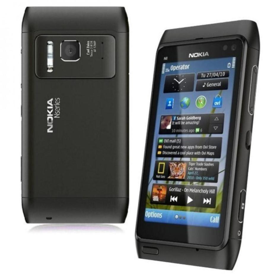 Điện Thoại Nokia N8 Cảm Ứng Bộ Nhớ 16G WiFi 3G Chính Hãng Bảo Hành 6 Tháng