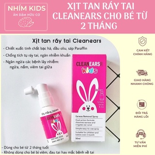 Xịt tan ráy tai Cleanears 30ml (date 5/2023)