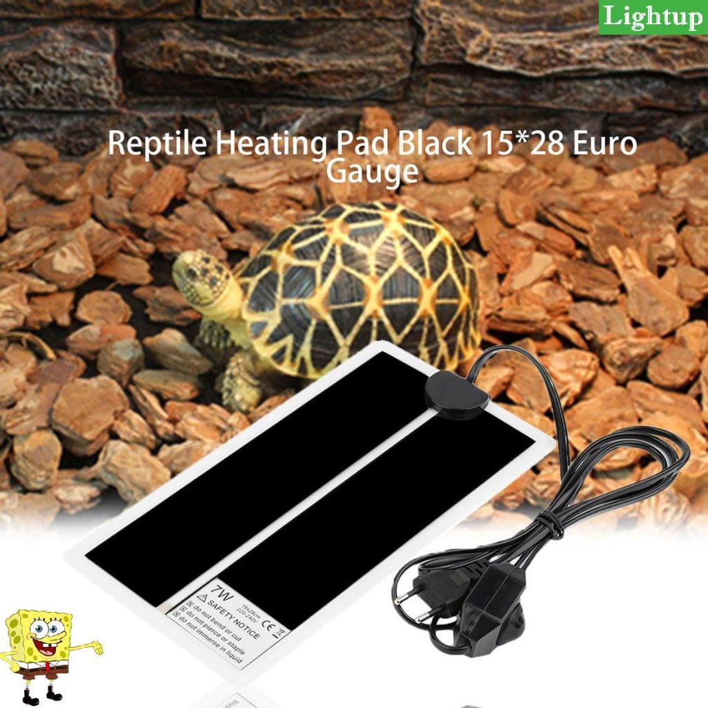 7W EU 220V Nhiệt độ có thể điều chỉnh Máy sưởi cho bò sát Sưởi ấm Mat Pad sưởi ấm cho vật nuôi