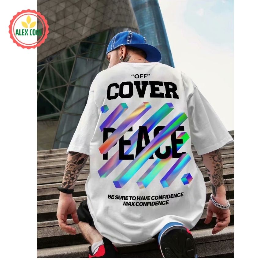Áo thun nam nữ áo phông nam tay ngắn cổ tròn chất cotton co giãn 4 chiều hình COVER alex cool