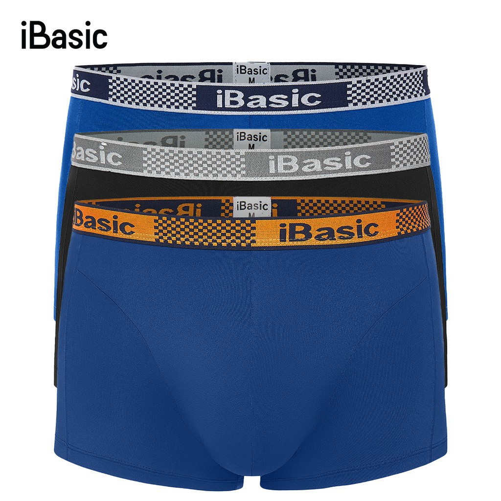 Combo 3 quần lót nam thun đùi ngắn iBasic PANM068 - Hàng mới về