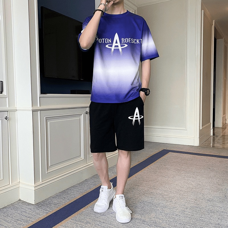 Đồ Bộ nam A loang màu chất thun lạnh cao cấp