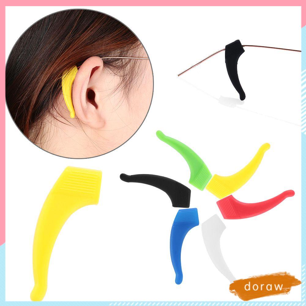 Cặp móc giữ kính mắt đeo tai bằng silicone bền tiện lợi