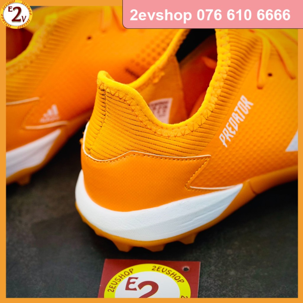 Giày đá bóng thể thao nam 𝐀𝐝𝐢𝐝𝐚𝐬 𝐏𝐫𝐞𝐝𝐚𝐭𝐨𝐫 𝟐𝟎𝟐𝟎 Cam đẹp, giày đá banh cỏ nhân tạo chất lượng - 2EV
