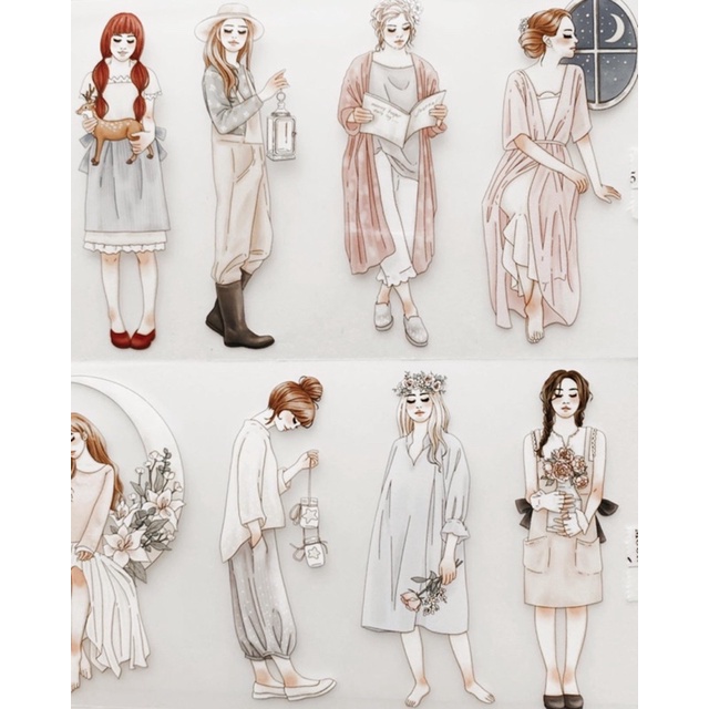 𝓑𝓾𝓵𝓵𝓮𝓽𝓳𝓸𝓾𝓻𝓷𝓪𝓵𝟏𝟏𝟓 ✿ Băng dính hãng Windry R. "𝐒𝐰𝐞𝐞𝐭 𝐡𝐞𝐚𝐫𝐭" mẫu cô gái ngọt ngào xinh xắn trang trí sổ