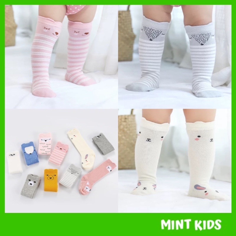 Tất đùi, tất dài, vớ dài cho bé dưới 4 tuổi siêu yêu, cotton mềm mại, giữ ấm