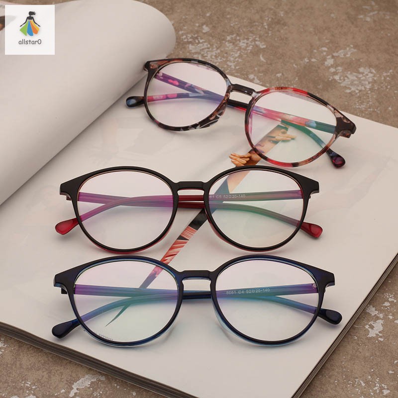 Round Glasses Frame Lightweight Myopia Optical Glasses Frame for Men Women