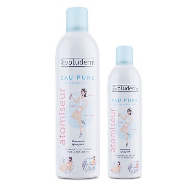 Xịt khoáng EVOLUDERM EAU PURE 150ml