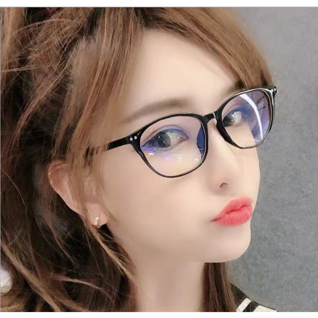 Gọng kính cận/kính chống ánh sáng xanh siêu dễ thương cho các bạn nữ - KM26