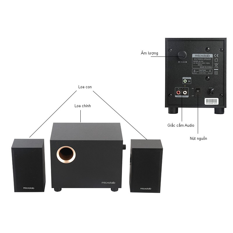 LOA MICROLAB M105 - 2.1