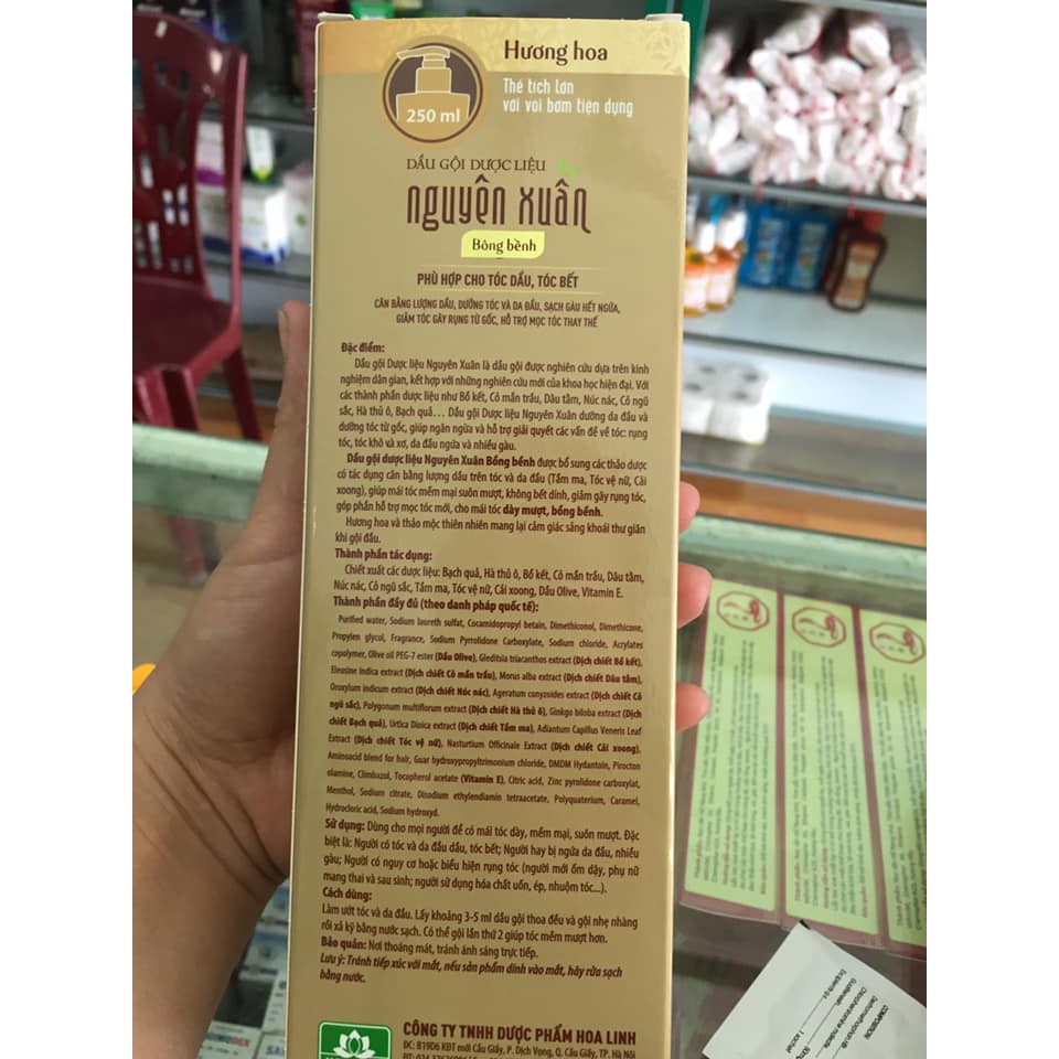 DẦU GỘI NGUYÊN XUÂN BỒNG BỀNH MỚI