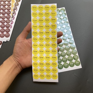 Tem Dán Nhãn Bánh Trung Thu Mẫu Đẹp (48 Tem/tờ)