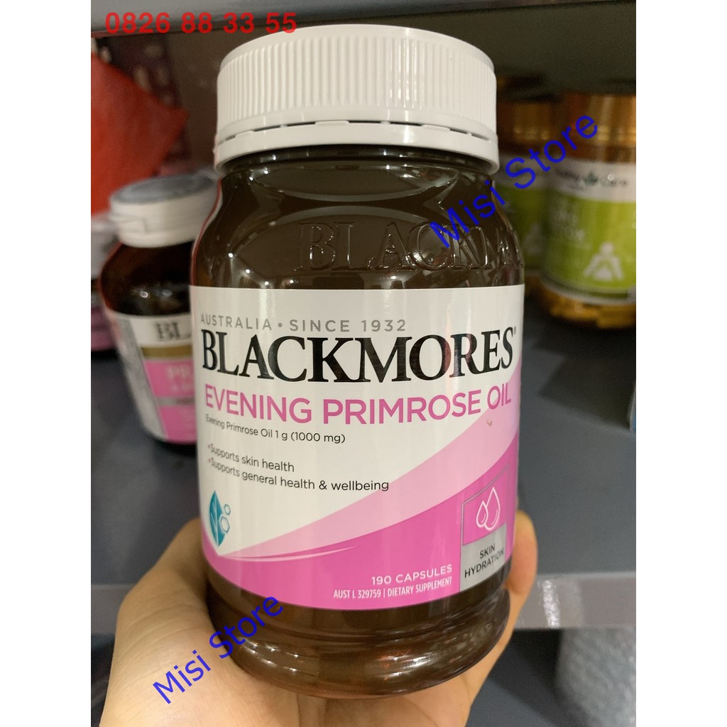 Tinh dầu hoa anh thảo Evening Primrose Oil Blackmores, lọ 190 viên