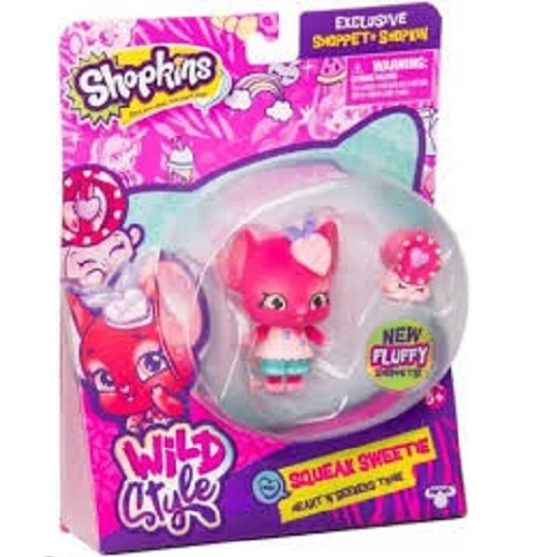 Đồ chơi bé gái Shopkins và thú cưng 2 món w2 season 9 56978 Giao mẫu ngẫu nhiên