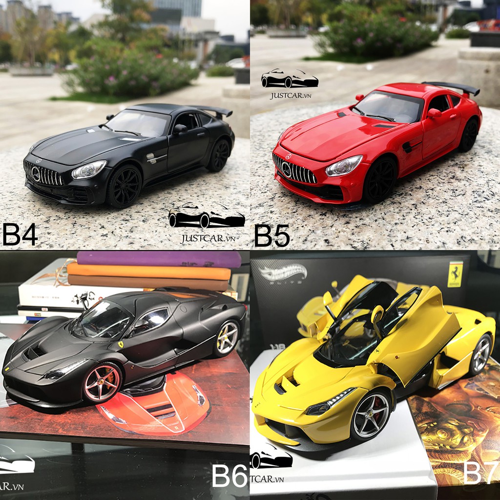 Trang Trí Taplo Xe Hơi Mô Hình Lamborghini FERRARI Bugatti Civic Raptor Mercedes Lexus Nissan BMW Maserati CHEVROLET