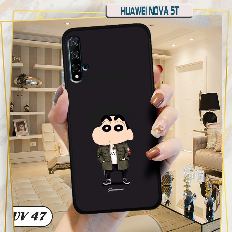 Ốp điện thoại Huawei Nova 5T - lưng nhám viền dẻo