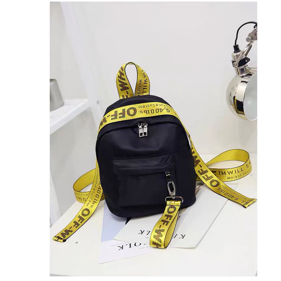 [ FREE SHIP] BALO OFF WHITE mini dành cho nam, nữ