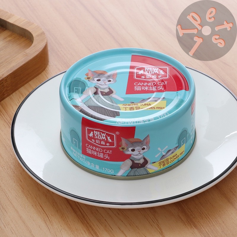 [Mã 253FMCGSALE giảm 8% tối đa 100K đơn 500K] PATE poroca lon 170g dành cho mèo cưng