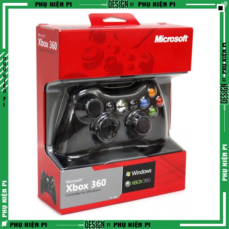 Tay cầm cho PC Xbox 360 SF1 đèn vàng FullSkill Fifa 4 - Hỗ trợ Android TV Box, Smart TV, Smartphone Support OTG
