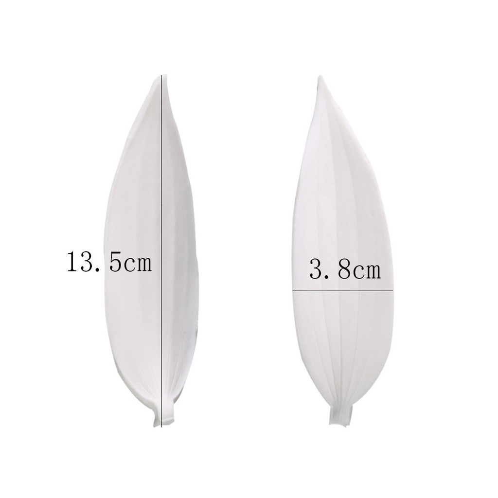 Kalaien Khuôn silicone Làm Bánh Hình Lá Hoa lily