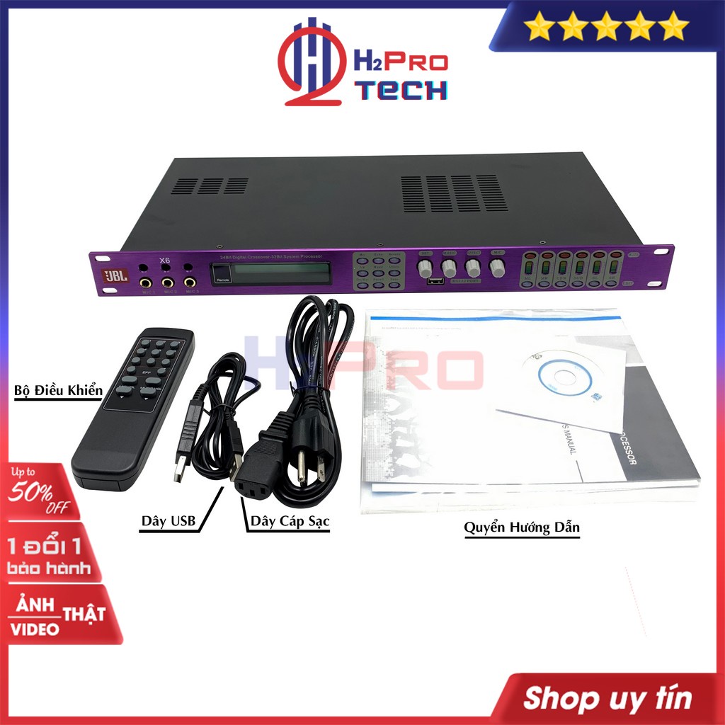 Vang Số Karaoke Chống Hú X6 Cao Cấp, Chỉnh Nhạc Hay, Có Điều Khiển
