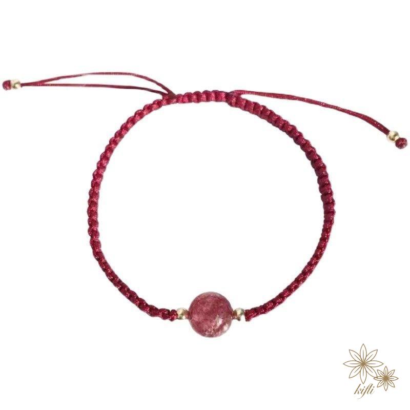 Vòng Đeo Tay Bằng Đá obsidian Thời Trang Cho Cặp Đôi