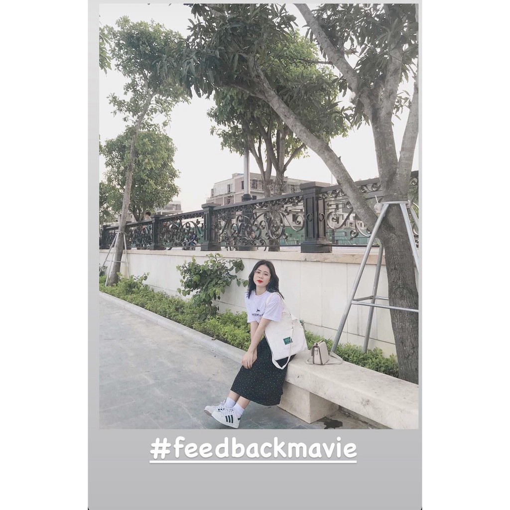 Chân váy dài chấm bi Ma Vie