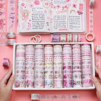 Băng keo dán Washi Tape Trang Trí cực đẹp, nhiều mẫu lựa chọn - giá sỉ - VPP Halu