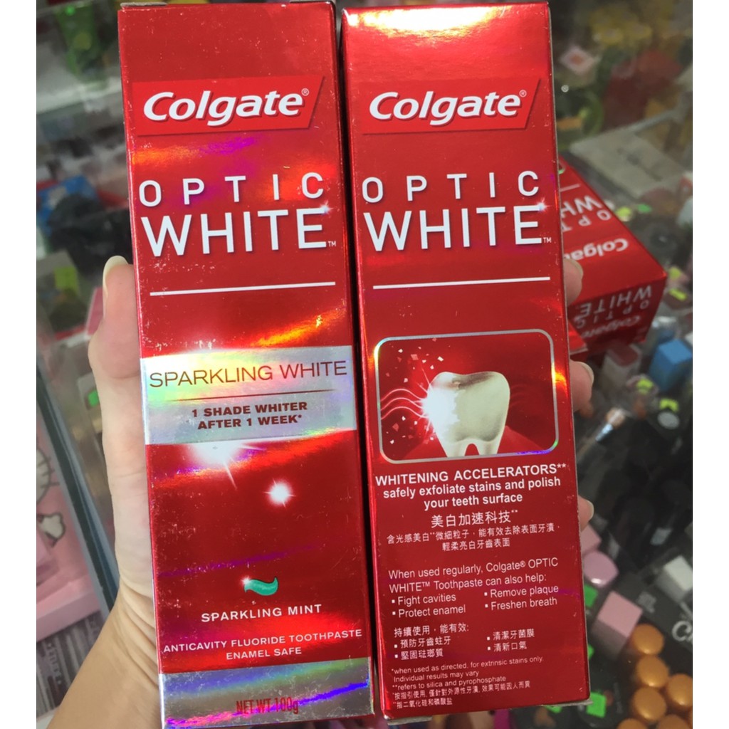 Kem đánh răng Colgate Optic White 100g