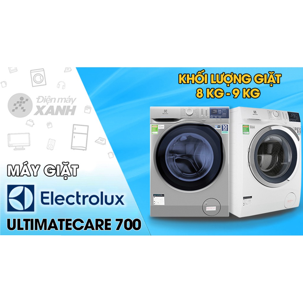 Máy giặt 9kg Electrolux inverter lồng ngang EWF9024ADSA