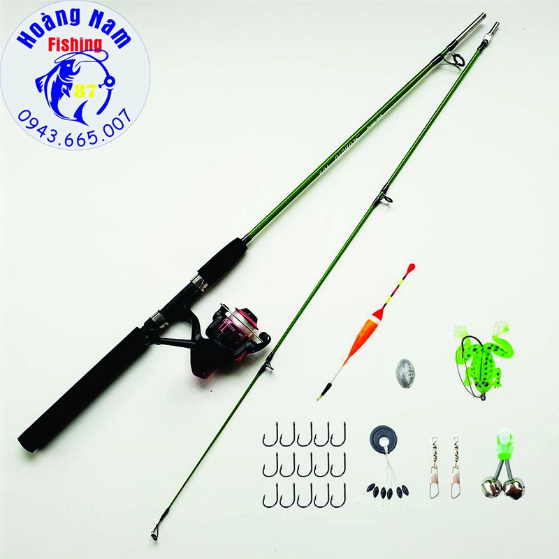 Bộ cần câu cá Shimano Lure 2 khúc đặc ruột siêu bạo lực