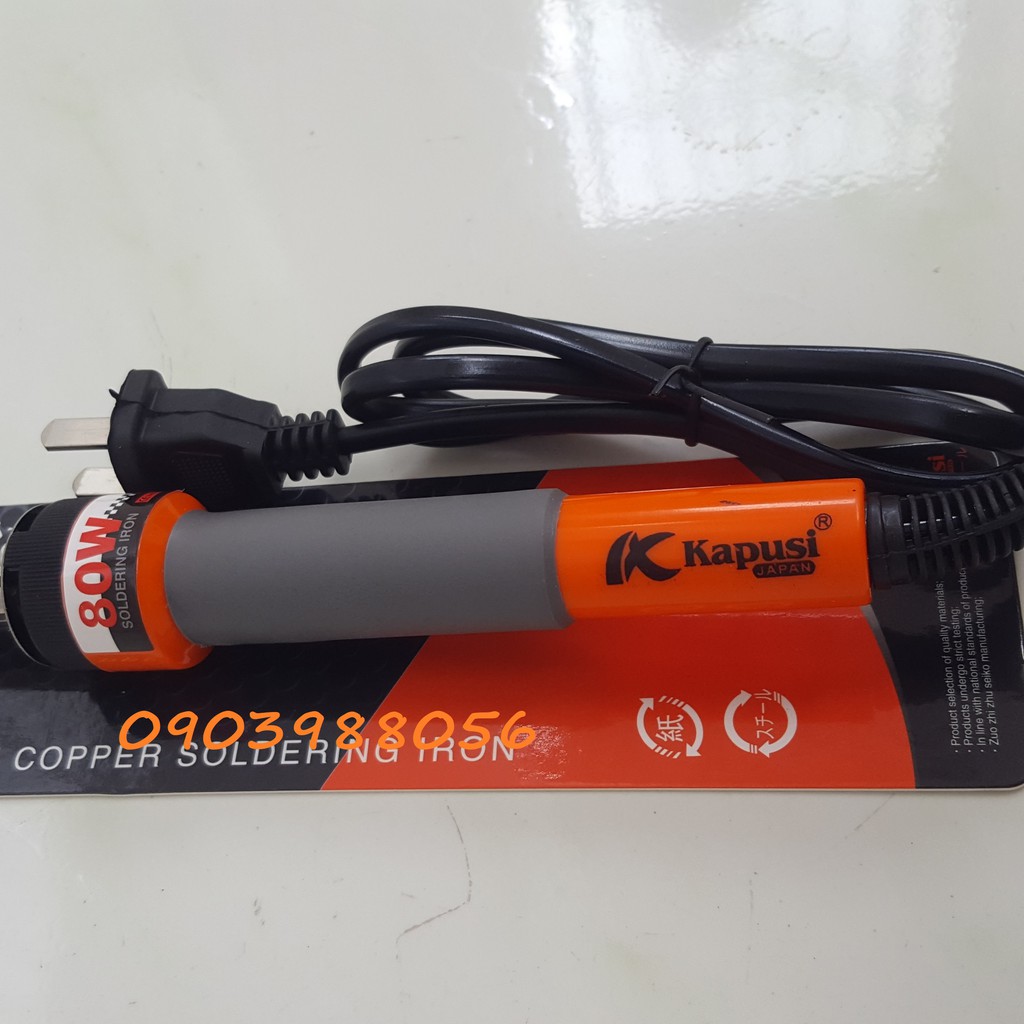 [Rẻ nhất shopee] Mỏ hàn thiếc, chì Kapusi Japan cao cấp công suất - 80W