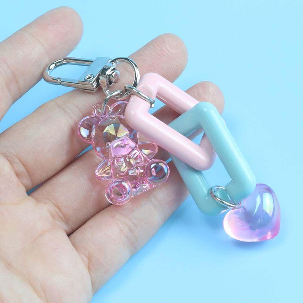 Móc Khóa Hình Gấu Hoạt Hình Dễ Thương Dùng Trang Trí