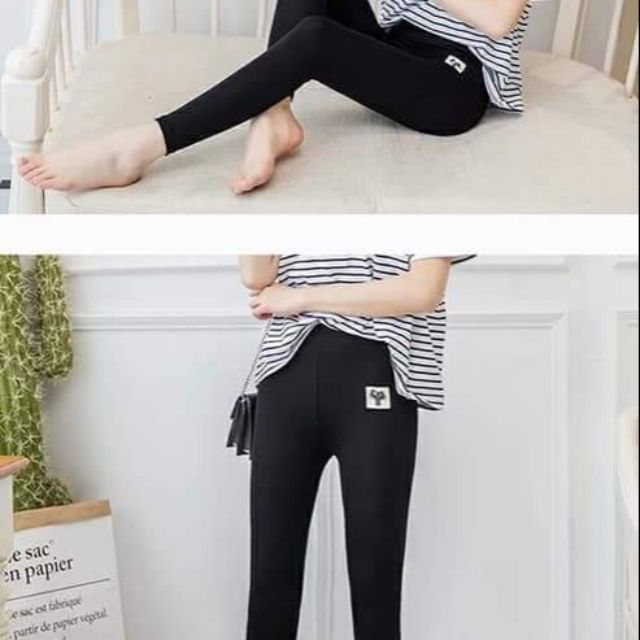 Combo quần legging lông