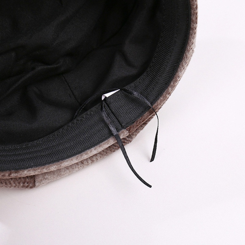 Mũ Beret Họa Tiết Sọc Caro Thời Trang Theo Phong Cách Pháp Cho Cả Nam Và Nữ