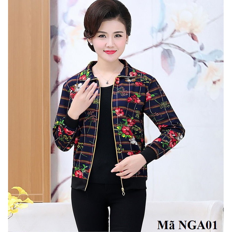 Áo khoác trung niên 1 lớp mỏng nhẹ nhàng - NGA01 NGA02 NGA03 NGA04