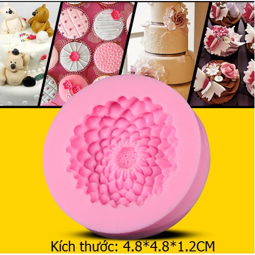 Silicon fondant hoa thược dược