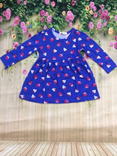 Váy thu dài tay cho bé