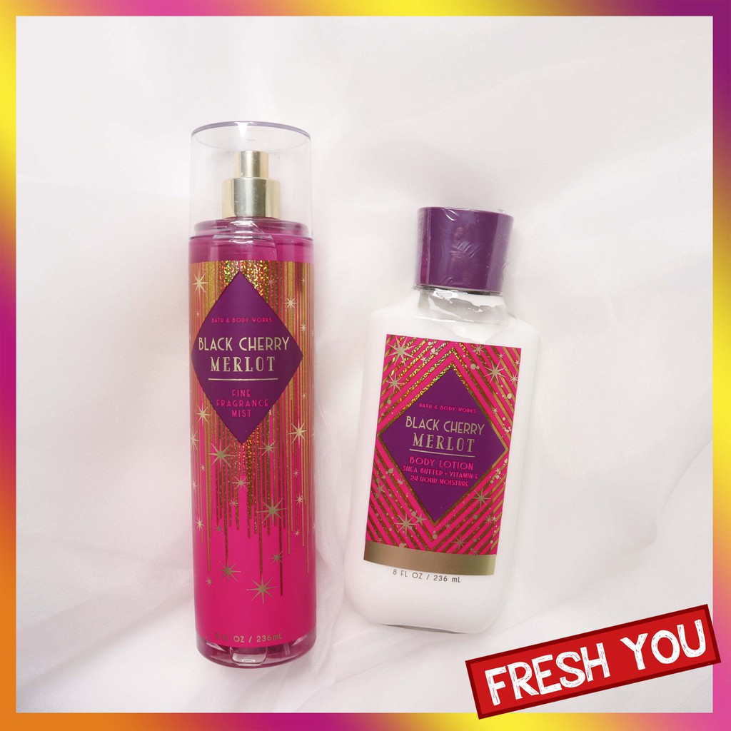 Xịt thơm toàn thân Bath & Body Works Black Cherry Merlot | BigBuy360 - bigbuy360.vn