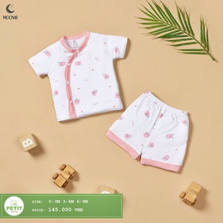 Bộ cộc tay moon petit cho bé