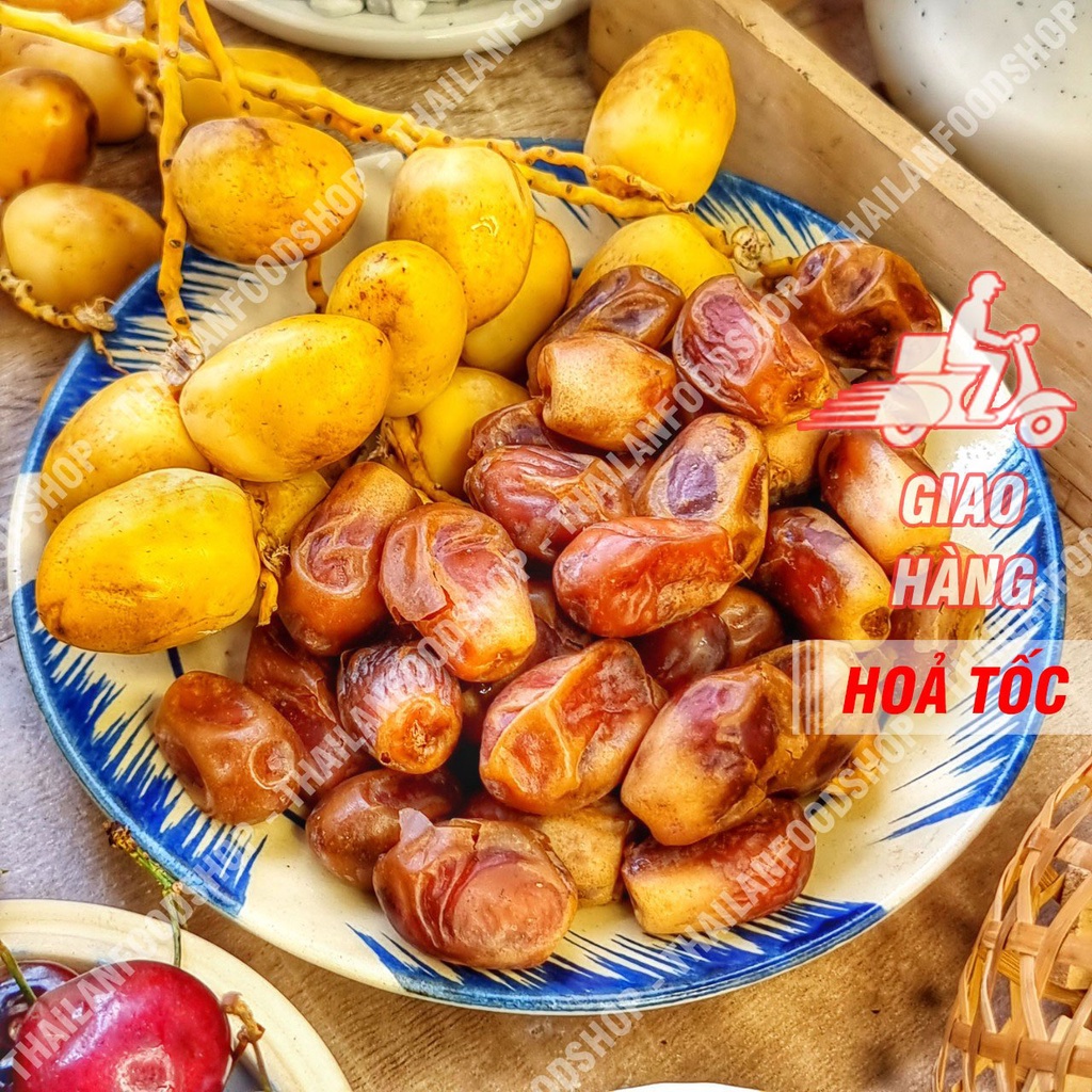 Chà Là Rời Cành Sấy Dẻo Lon 500gr