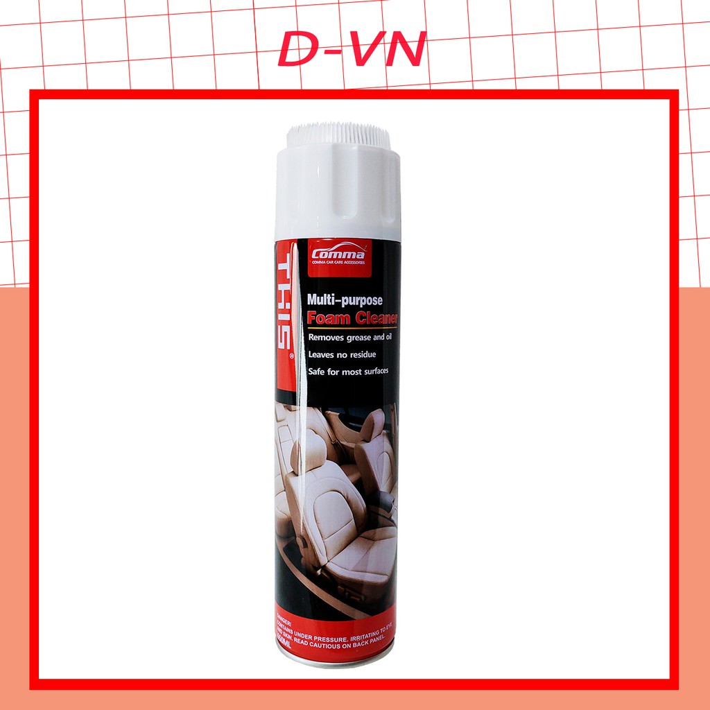 Vệ Sinh Nội Thất Ô tô - Vệ Sinh Ghế Da, Taplo, Thảm Lót Sàn, Dung Dịch Tẩy Rửa - THIS Foam Cleaner