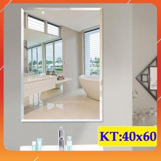 ( giá sỉ ) Gương Soi Nhà Tắm đẹp phôi tráng bạc chống ố mốc thước 30x45, 40x60 cm - mirror hk5002