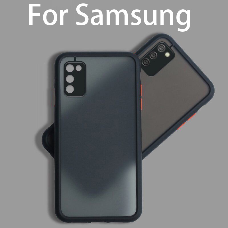 Ốp điện thoại màu mờ chống va đập cho Samsung Galaxy A03s A03 S21 FE A22 M32 M52 A02s A12 A52 A72 A32 A02 M02 5G 4G thumbnail