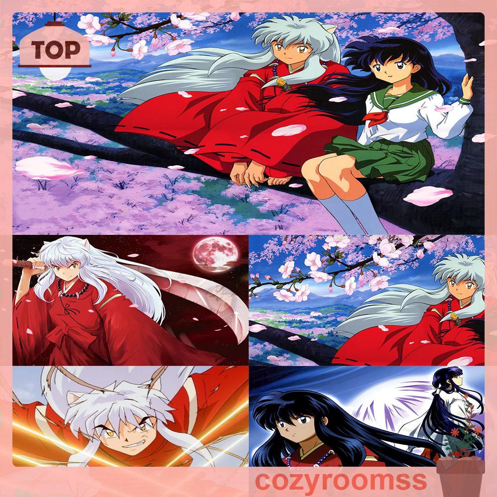 COZYR Inuyasha 5D DIY Full Round Diamond Painting Cartoon Mosaic Cross Stitch Kit