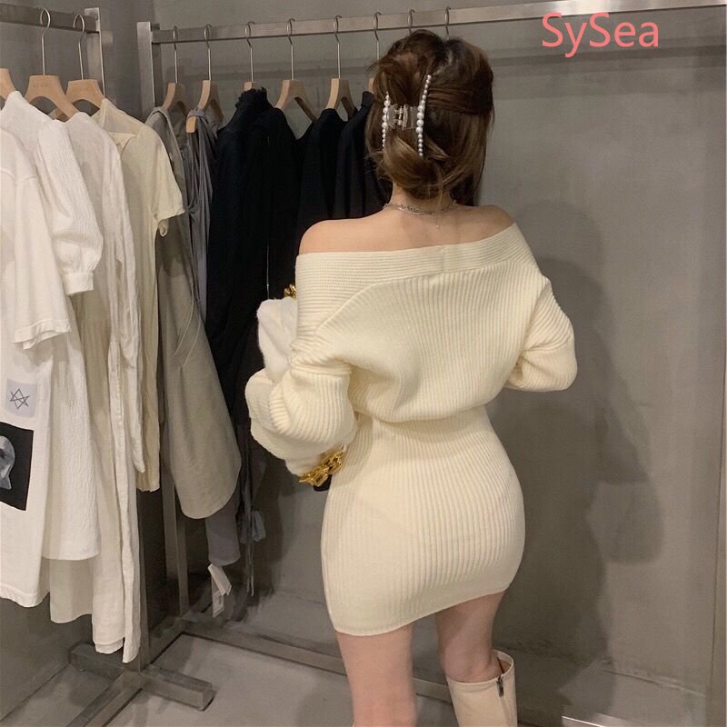 Đầm Dệt Kim Màu Sắc Thời Trang Mùa Thu Quyến Rũ Cho Nữ